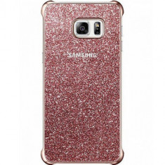 Husa Protectie Spate Samsung Glitter Roza pentru Samsung Galaxy S6 Edge Plus foto