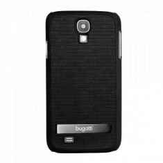 Husa Protectie Spate Bugatti ClipOn Cover Premium Brick neagra pentru Samsung Galaxy S4 foto