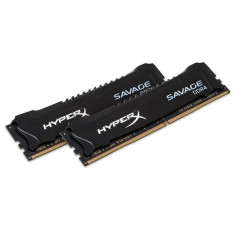 Memorie HyperX Savage Black 16GB DDR4 3000 MHz CL15 Dual Channel Kit foto