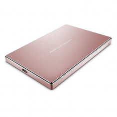 Hard disk extern Lacie Porsche Mobile Drive 2TB 2.5 inch USB 3.1 Type C Rose Gold foto