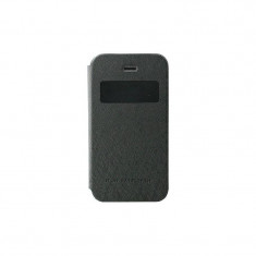 Husa Flip Cover Goospery Wow pentru iPhone 4/4S Negru foto