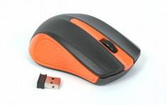 Mouse wireless Omega OM-419 portocaliu foto