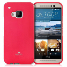 Husa Protectie Spate Goospery Jelly Pink pentru HTC ONE M9 foto