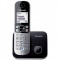 Telefon fara fir DECT Panasonic KX-TG6811FXB Negru/Gri