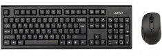 Kit tastatura si mouse A4Tech V-TRACK 2.4G 7100N RF Nano foto