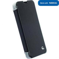 Husa Flip Cover Krusell 75838/1 Boden Black pentru Nokia Lumia 630 / 635 foto