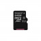 Card Kingston microSDXC 64GB Clasa 10 UHS-I 45MBs