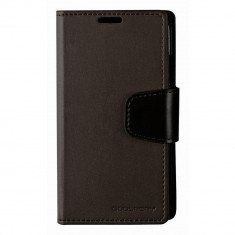 Husa Flip Cover Goospery Sonata Diary Black pentru Sony Xperia Z4 foto