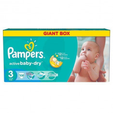 Scutece PAMPERS Active Baby 3 Giant Pack 108 buc foto