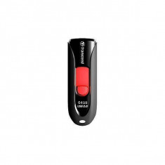 Memorie USB Transcend Jetflash 590 64GB USB 2.0 negru / rosu foto