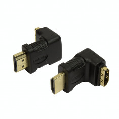 Adaptor Logilink tip HDMI unghiular mama- HDMI tata foto