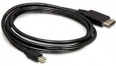 Cablu UNITEK mini DisplayPort - DisplayPort M/M 2m negru foto