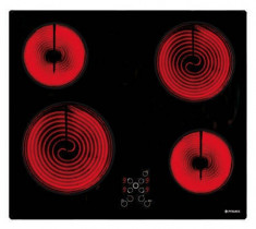 Plita Pyramis 58HL 436 Vitroceramica 4 zone de gatit 9 nivele Touch Control Negru foto