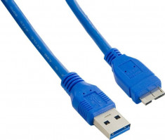 4World 4World Cablu USB 3.0 AM- Micro BM blue foto