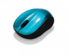 Mouse wireless Verbatim 49044 GO Nano albastru foto