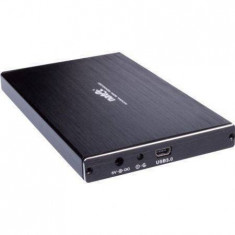 Rack HDD Natec Rhino LTD 2.5&amp;#039;&amp;#039; SATA USB 3.0 Aluminum Black Slim foto