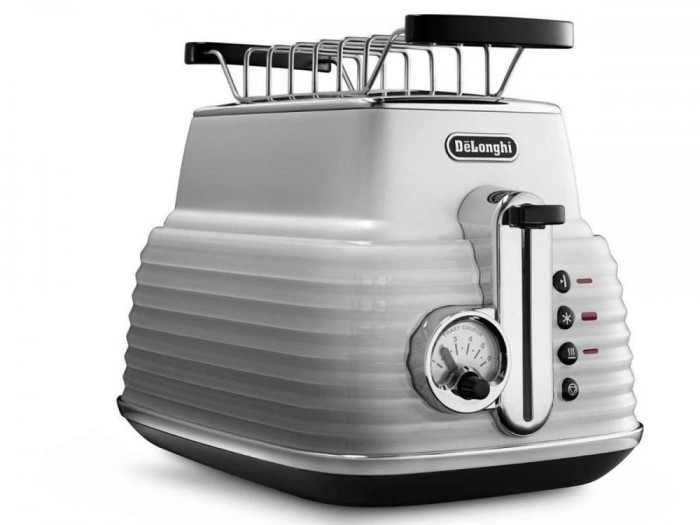 Prajitor de paine Delonghi CTZ 2103.W Scultura 900W alb foto mare Prajitor de paine Delonghi CTZ 2103.W Scultura 900W alb foto mare