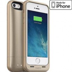 Husa cu incarcare Mophie Space Pack Gold 32GB 1700 mAh pentru Apple iPhone 5S / SE foto