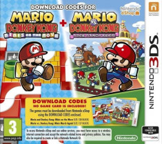 Joc consola Nintendo Mario and Donkey Kong Minis on the Move si Mario Vs Donkey Kong Minis March Again! foto