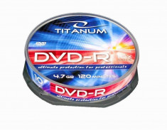 Mediu optic Esperanza DVD-R TITANUM 4.7GB 16x 10 bucati carcasa foto