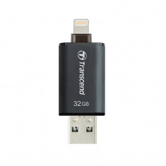 Memorie USB Transcend JetDrive Go 300 32GB USB 3.0 Lightning Black foto