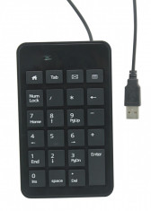 Tastatura Gembird Numerica Gembird KPD-01 USB Black foto