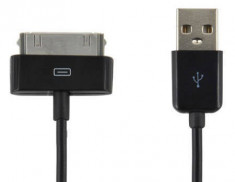 Cablu de date 4World USB 2.0 iPad/iPhone/iPod Black foto