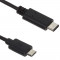 Cablu de date Kit CMUSBDAT USB-C 2.0 M - microUSB M 0.9 m negru