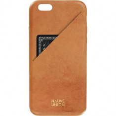 Husa Protectie Spate Native Union CLICCARD-TAN-7 Clic Cu Slot Pentru Card Maro pentru Apple iPhone 7 foto