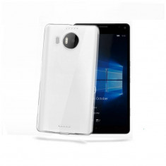 Husa Protectie Spate Celly GELSKIN524 Transparent pentru Microsoft Lumia 950 XL foto