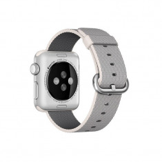 Curea smartwatch Apple Watch 38mm Pearl Woven Nylon foto