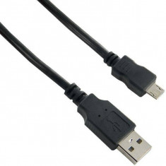 Cablu 4World USB 2.0 tip AM / B MICRO 5pini 1.0m alb foto