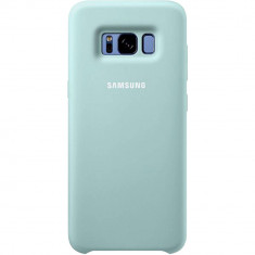 Husa Protectie Spate Samsung EF-PG950TLEGWW Silicone Cover Albastru pentru SAMSUNG Galaxy S8 foto