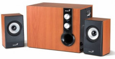 Sistem audio 2.1 Genius SW-HF 1205 Cherry Wood foto