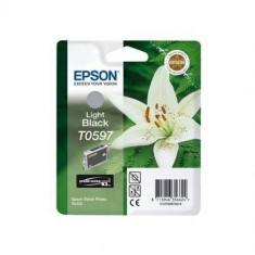 Consumabil Epson Cartus T0597 Light Black foto