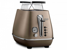 Prajitor de paine Delonghi CTI2103.BZ Distinta 900W bronz foto