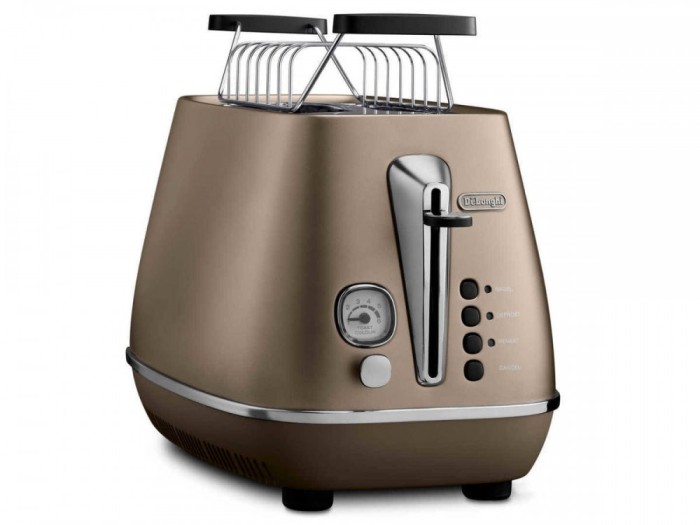 Prajitor de paine Delonghi CTI2103.BZ Distinta 900W bronz foto mare Prajitor de paine Delonghi CTI2103.BZ Distinta 900W bronz foto mare
