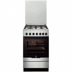 Aragaz mixt Electrolux EKK52550OX 4 arzatoare grill inox foto