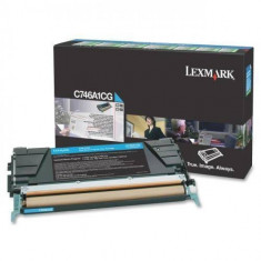 Consumabil Lexmark Consumabil toner pt C746 si C748 Cyan Return Program Toner Cartridge70000 pages foto