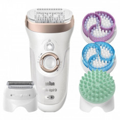 Epilator Braun SE9-961V Legs&amp;amp;Body 2 viteze 40 de pensete Alb foto