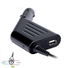 DBX adaptor priza auto pentru Samsung 19V/4.74A priza USB foto