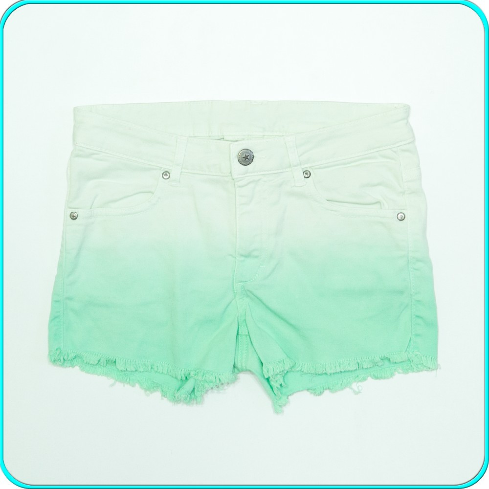 Pantaloni scurti chic, bumbac, de calitate, H&M → fete | 12—13 ani |  152—158 cm | Okazii.ro