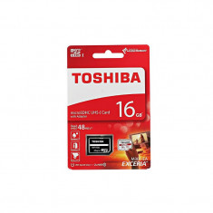 Card Toshiba microSDHC 16GB Clasa 10 cu adaptor SD foto