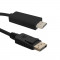 Cablu Qoltec DisplayPort v1.2 Male - HDMI Male 4Kx2K 3m negru