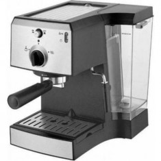 Espressor cafea Arielli KM-470 BS 1470W 15 Bari 1.5 Litri Negru/Argintiu foto