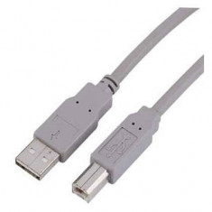 Cablu Hama tip USB A-B 5 m gri foto