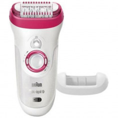 Epilator Braun SE9521 Legs &amp;amp; body Alb / Rosu foto