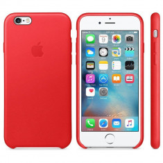 Husa Protectie Spate Apple Leather Case Red pentru iPhone 6s plus foto