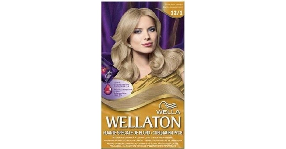 Vopsea par WELLATON 121 Extra Blond cenusiu | arhiva Okazii.ro