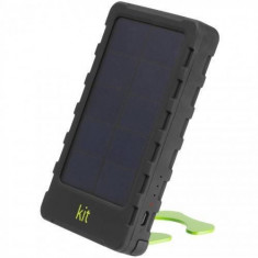 Acumulator extern Kit Solar Power Bank 3000 mAh black foto